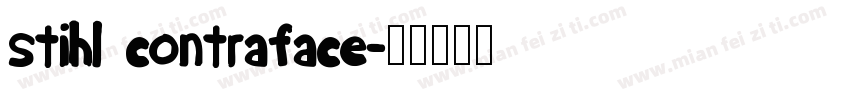 STIHL Contraface字体转换